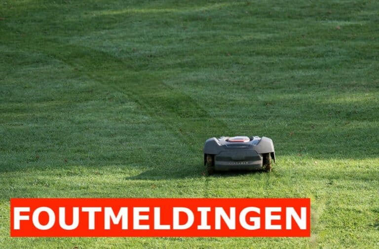 Foutmeldingen robotmaaier