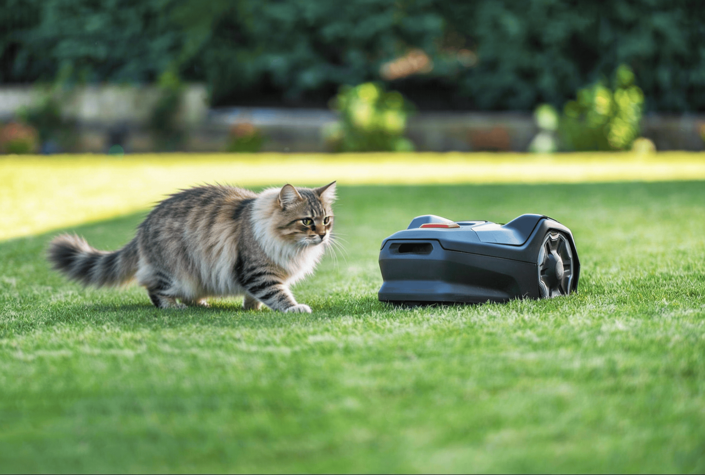 Robotmaaier gevaarlijk voor mijn kat(tten)?
