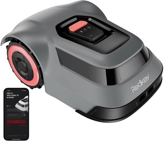 Benelux Select Robot Grasmaaier – Robotgrasmaaier – Robot Maaier – Tot 100 m² per uur – Klimvermogen 45% – App – 60,5 × 42 × 26 cm