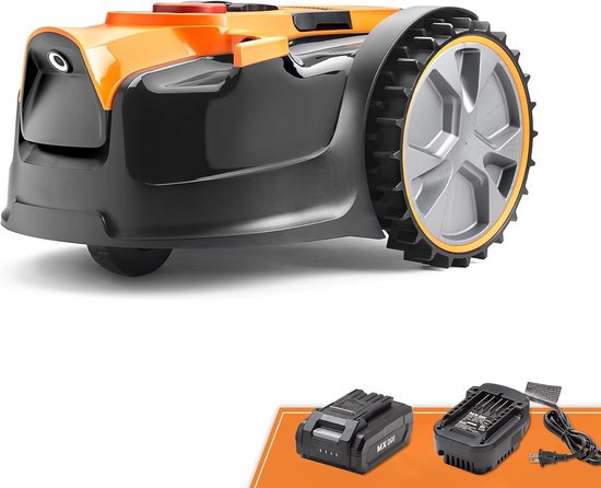 Draadloze Robotmaaier – Geen Kleur – 80 m² – Grasmaaier met 2Ah Accu – Voor Tuinen tot 80 m²