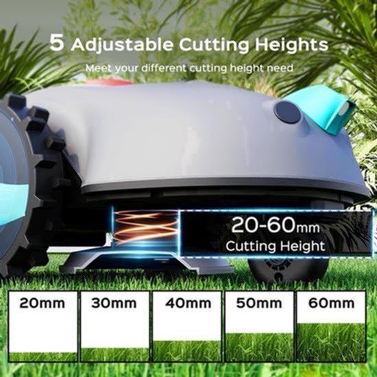 Robotmaaier Automatisch – 150 m² Maaioppervlak – 16 Cm