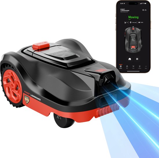 YARDIO Tools® – Robotmaaier – Robot Grasmaaier – Robotico PRO – Tot 1000m2 – Met APP en Camera